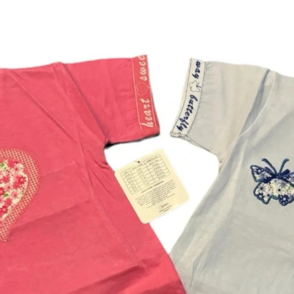 PANDA BABY NEW GIRLS SET INFANT BABY PONK BLUE SHORTS ONE PIECE SIZE 3 6 & 6 9 - Picture 2 of 9